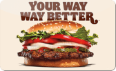 Burger&nbsp;King
Gift&nbsp;Card&nbsp;Discount
