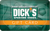 Dick's&nbsp;Sporting&nbsp;Goods
(In&nbsp;Store&nbsp;Only)
Discount&nbsp;Gift&nbsp;Card
